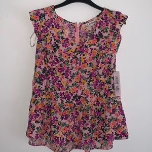 Nanette Lepore | light flamingo print top